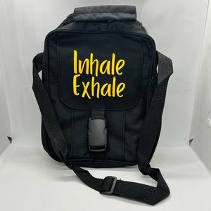 INHALE EXHALE Travel Park Crossbody Festival Bag Yoga Breathe
